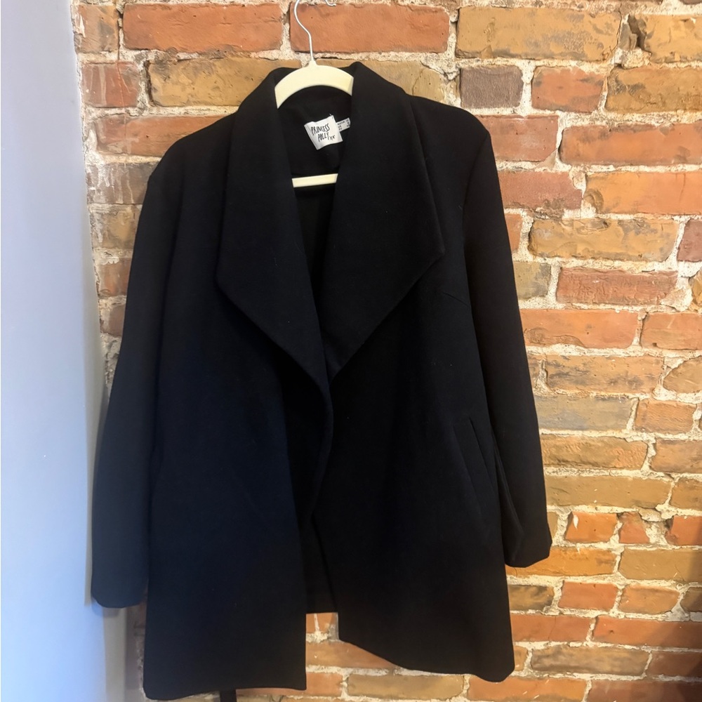 Princess Polly the Loras Coat Black